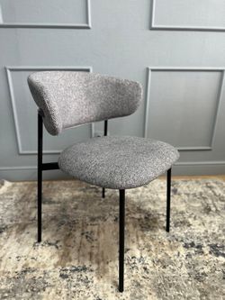 Комплект стульев 2шт KENNER 309SD черный/микробукле серый