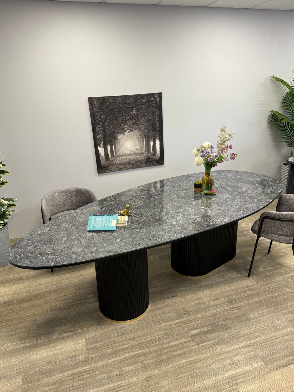 Стол Kenner LD2800, черный/керамика STARRY SKY BLACK