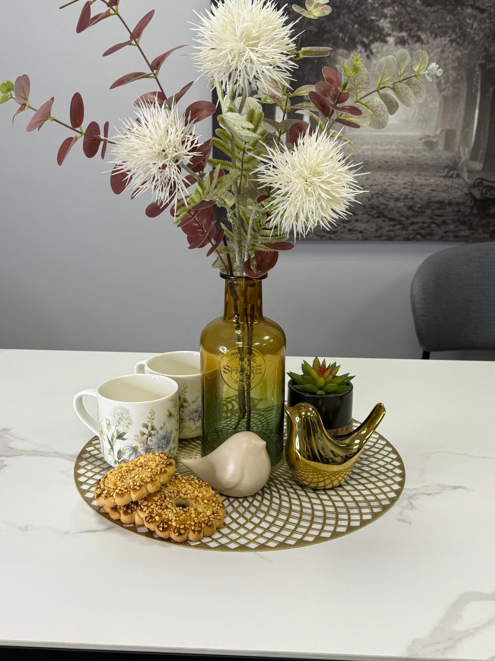 Стол KENNER LK900 белый/OKARA LIGHT YELLOW