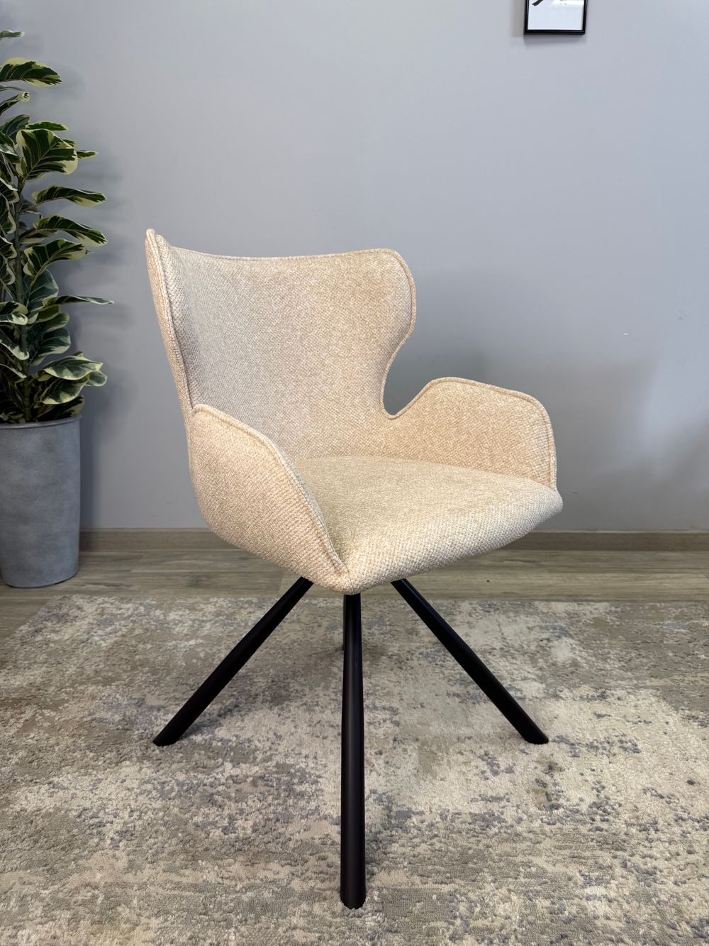 Стул KENNER 311SD черный/бежевый