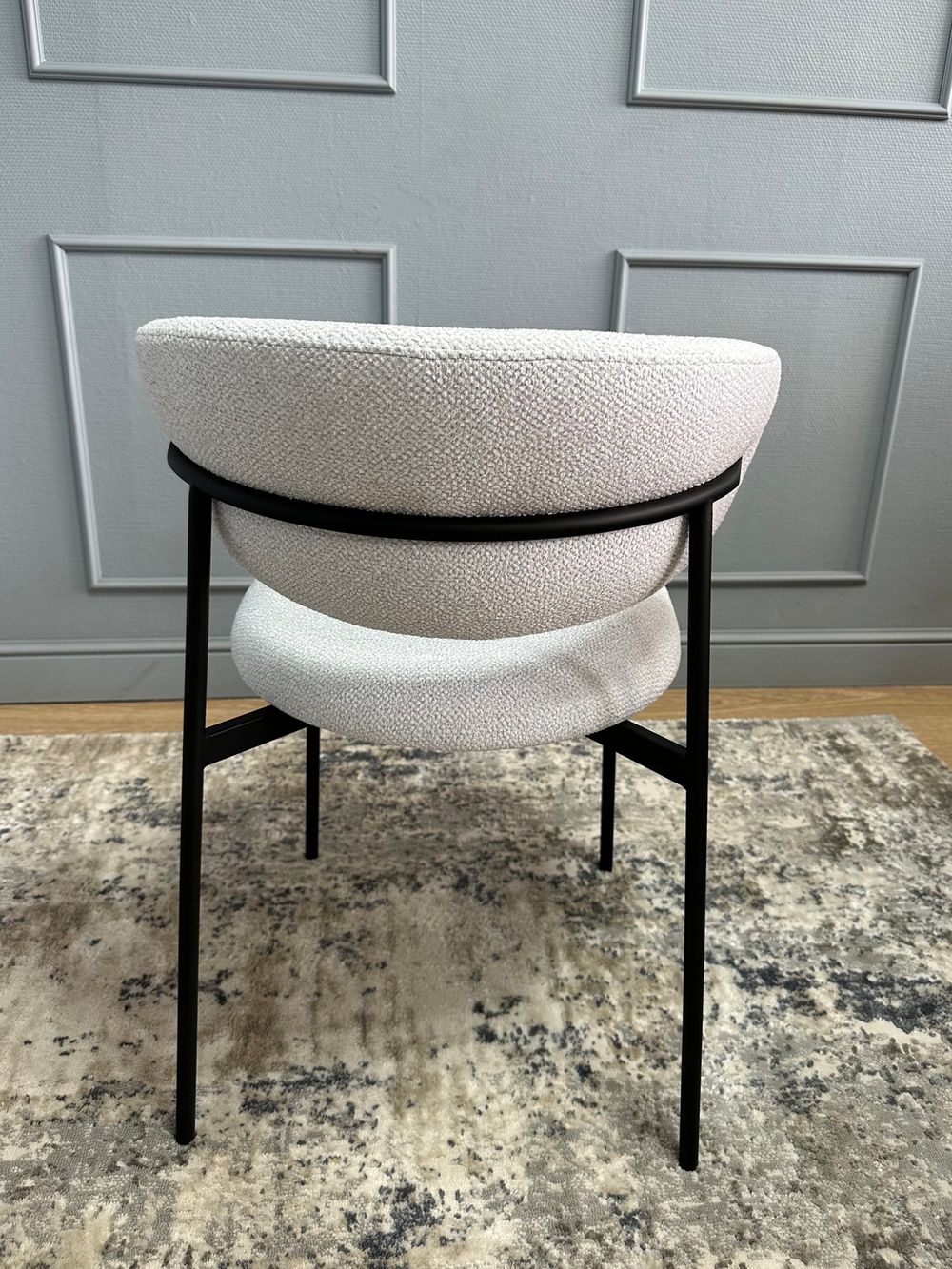 Комплект стульев 2шт KENNER 309SD черный/микробукле серебристый