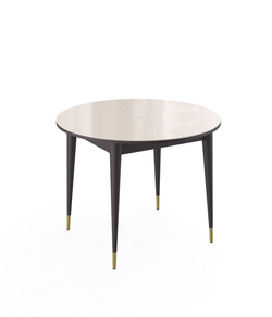 Стол KENNER K1000 венге/стекло крем сатин