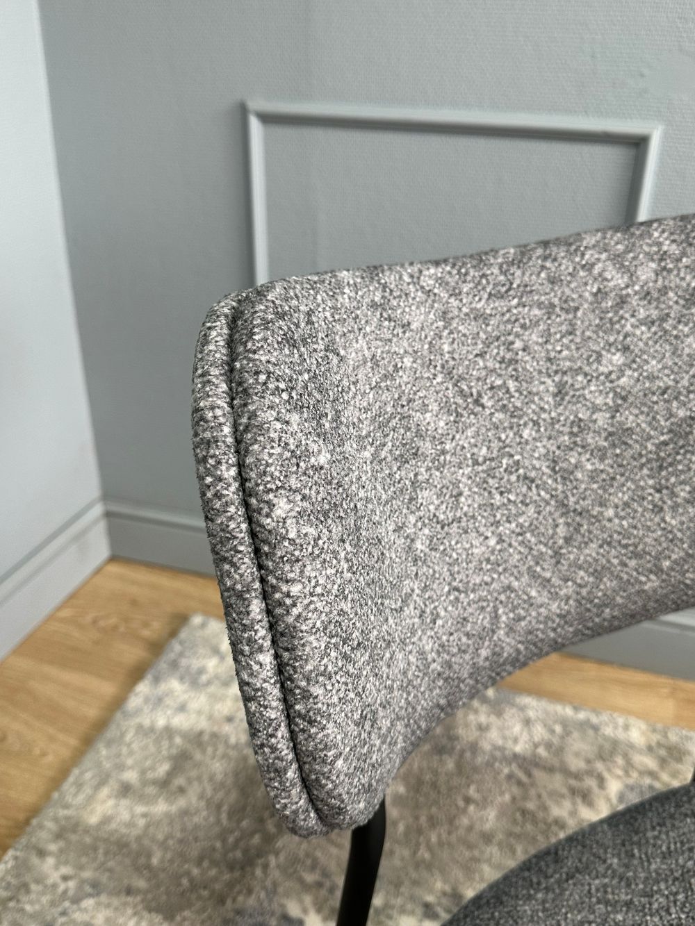 Комплект стульев 2шт KENNER 302SD черный/серый микробукле