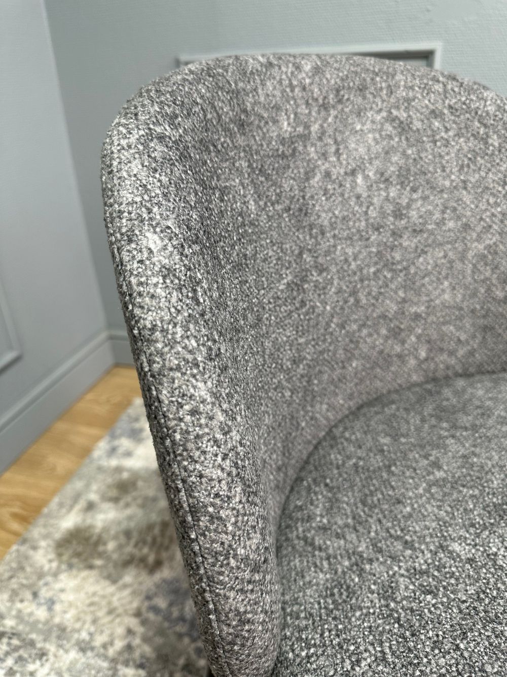 Комплект стульев 2шт KENNER 304SD черный/серый микробукле