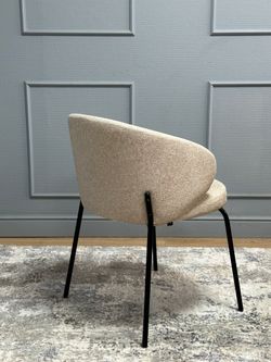 Комплект стульев 2шт KENNER 305SD черный/бежевый микробукле