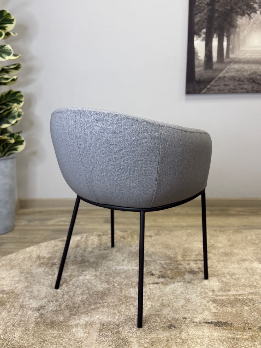 Стул KENNER 313SD черный/серый