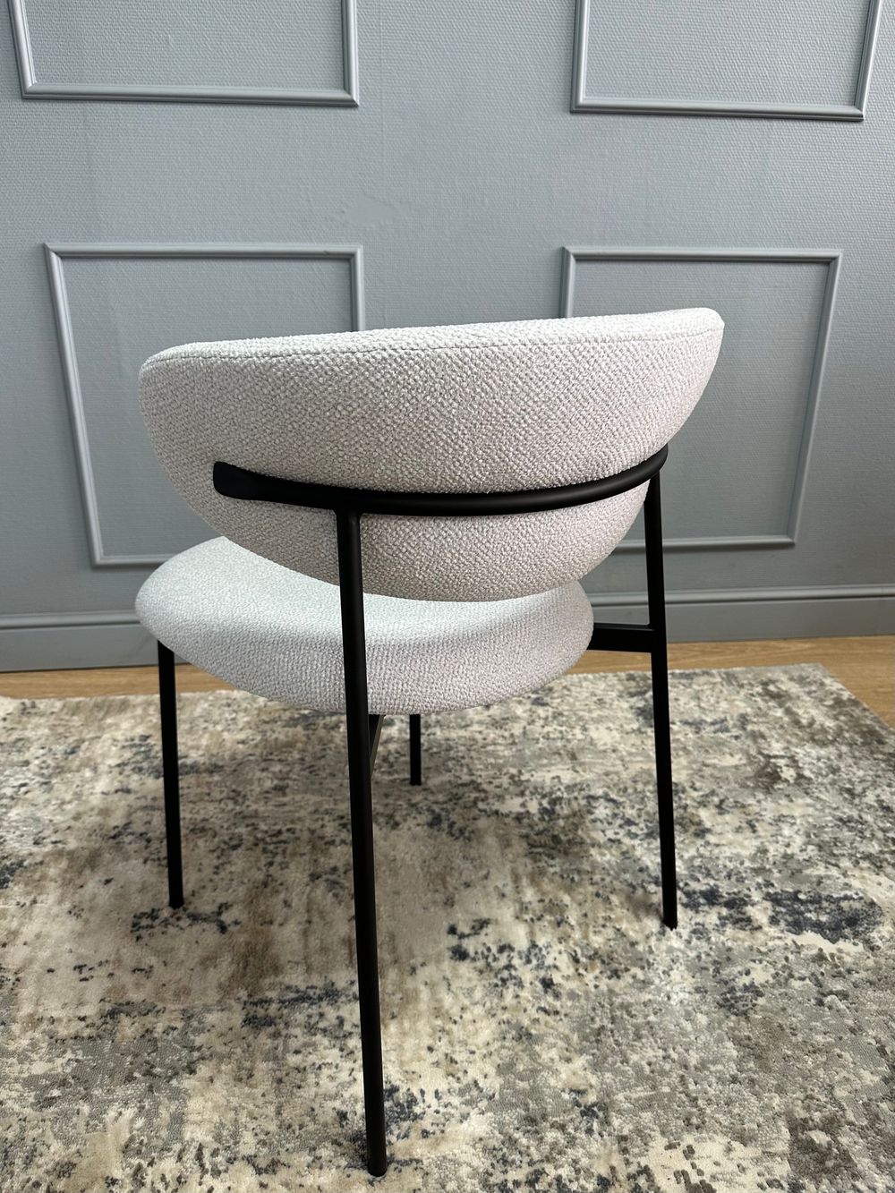 Комплект стульев 2шт KENNER 309SD черный/микробукле серебристый