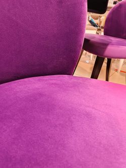 Стул Kenner 148KС черный/фиолетовый велюр