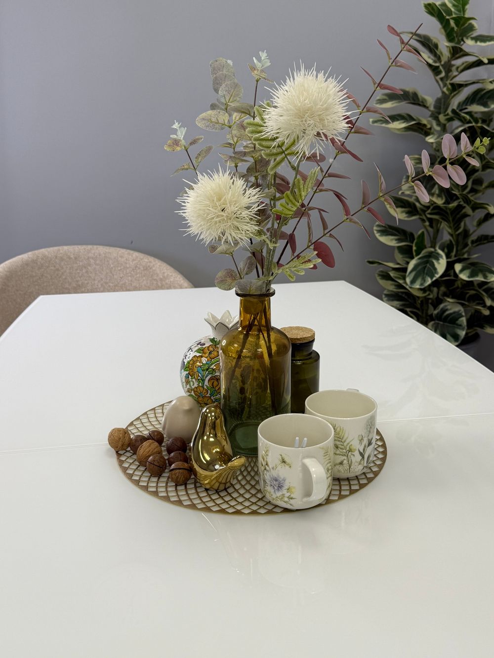 Стол KENNER SL1600 белый/стекло белое глянец