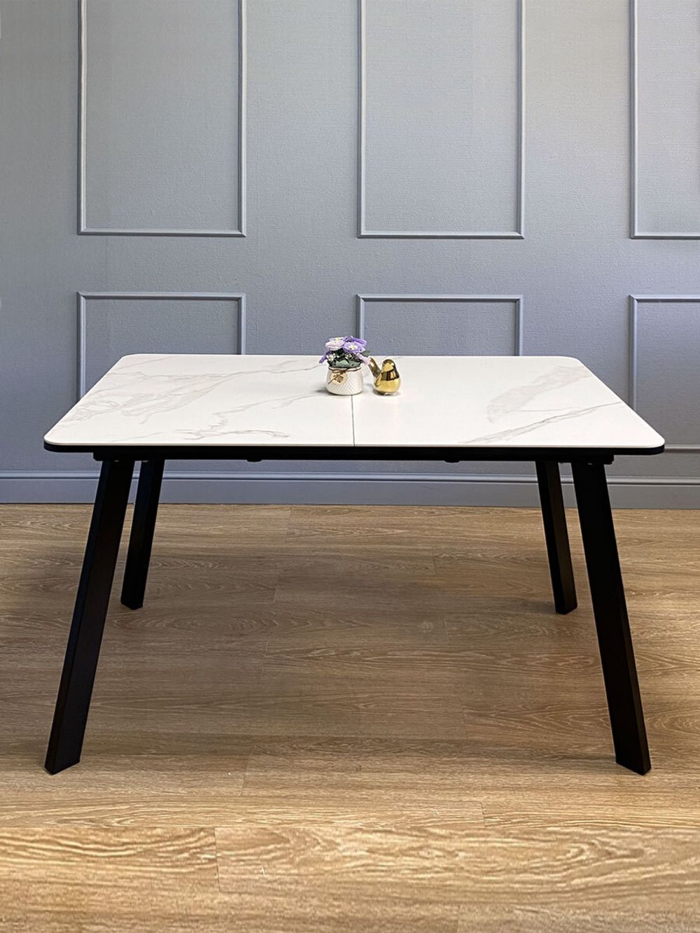 Стол KENNER AK1200 черный/GLORIA WHITE