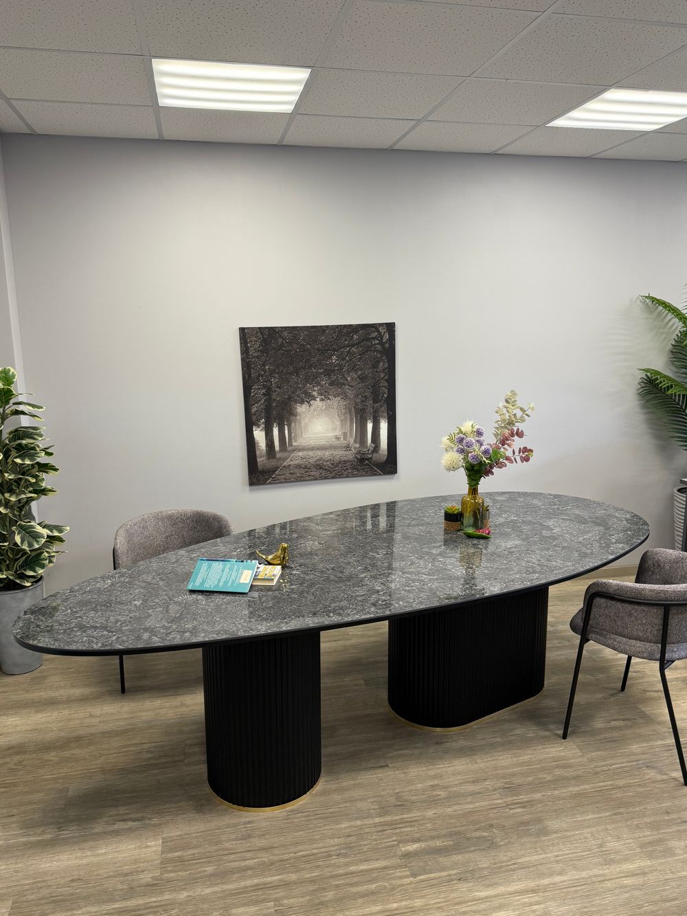 Стол Kenner LD2800, черный/керамика STARRY SKY BLACK