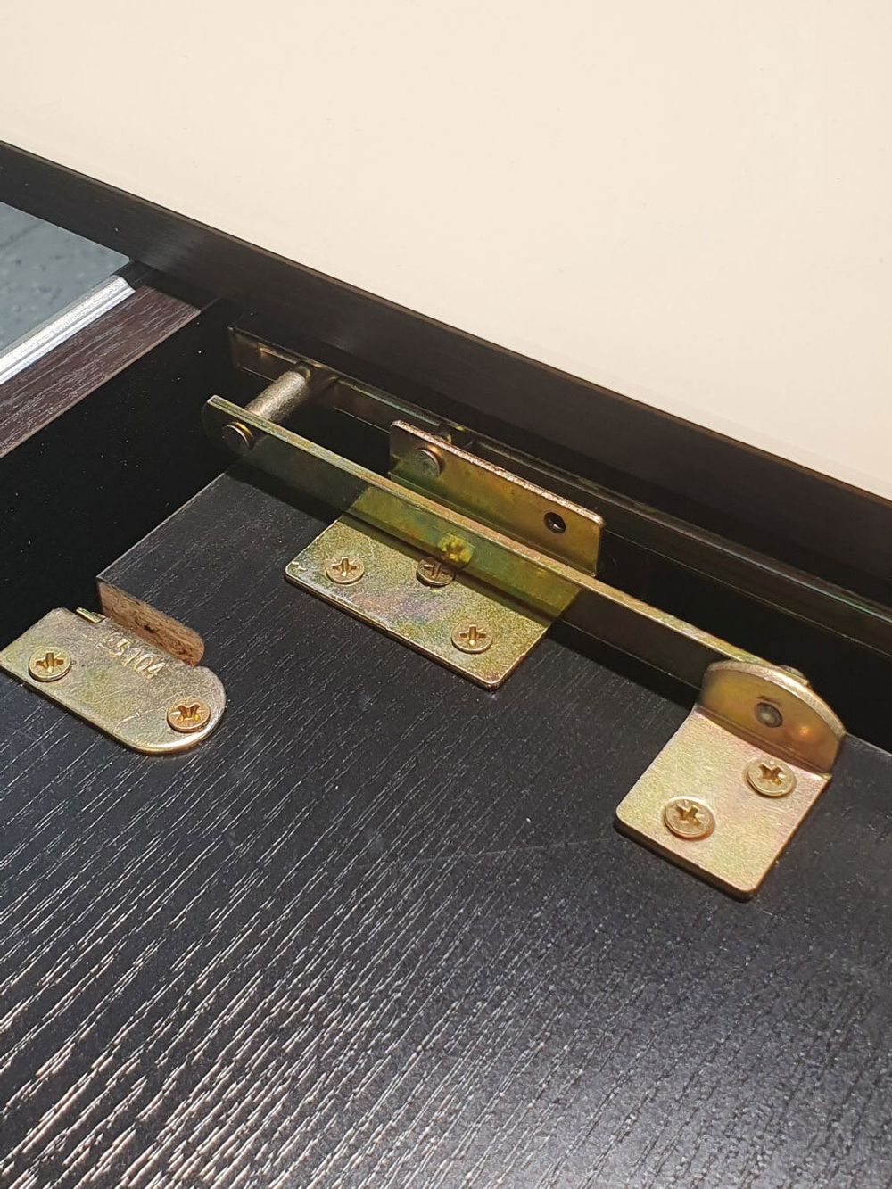 Стол KENNER B1300 венге/стекло крем сатин