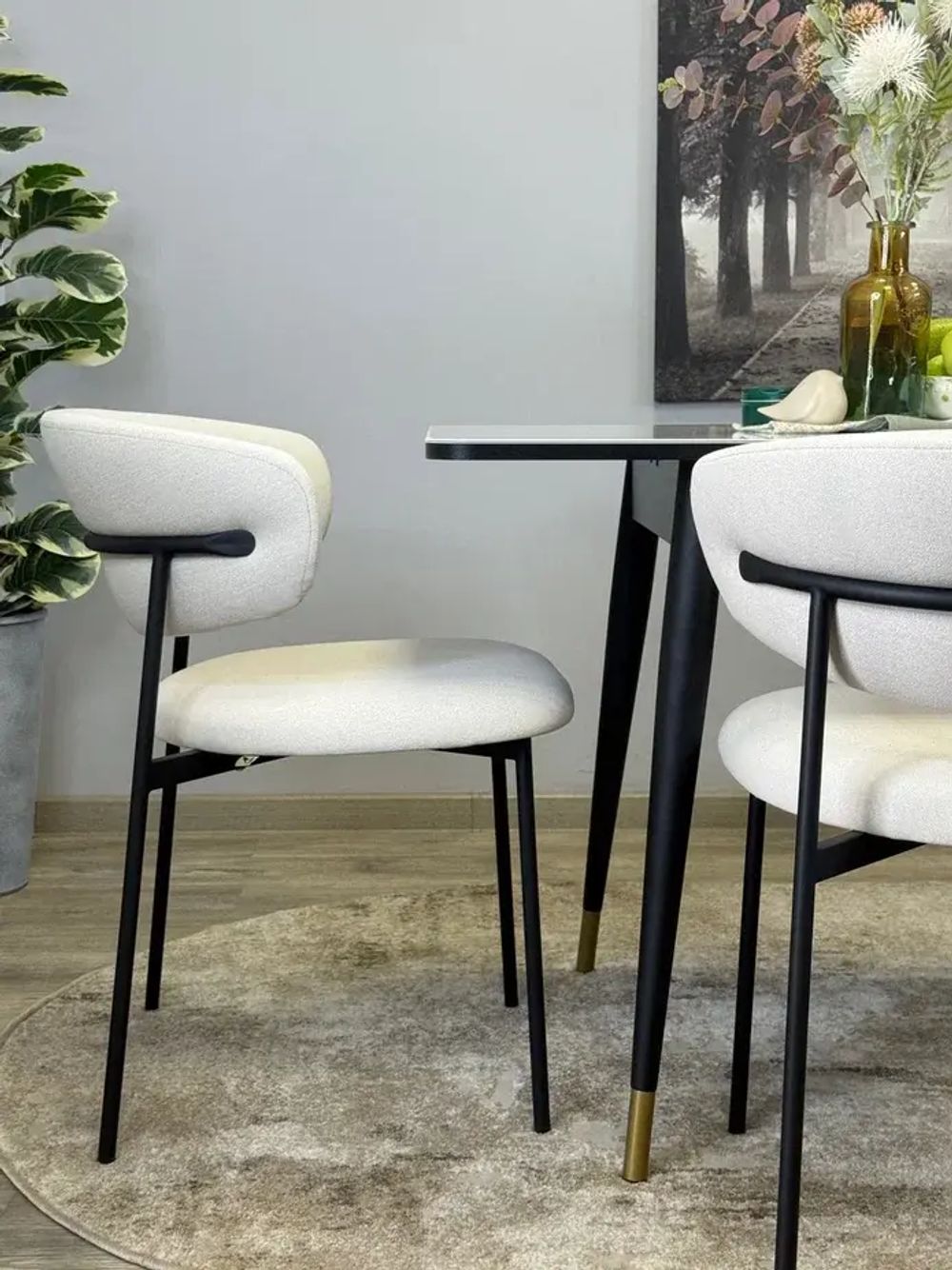 Стул KENNER 309SD черный/жемчуг