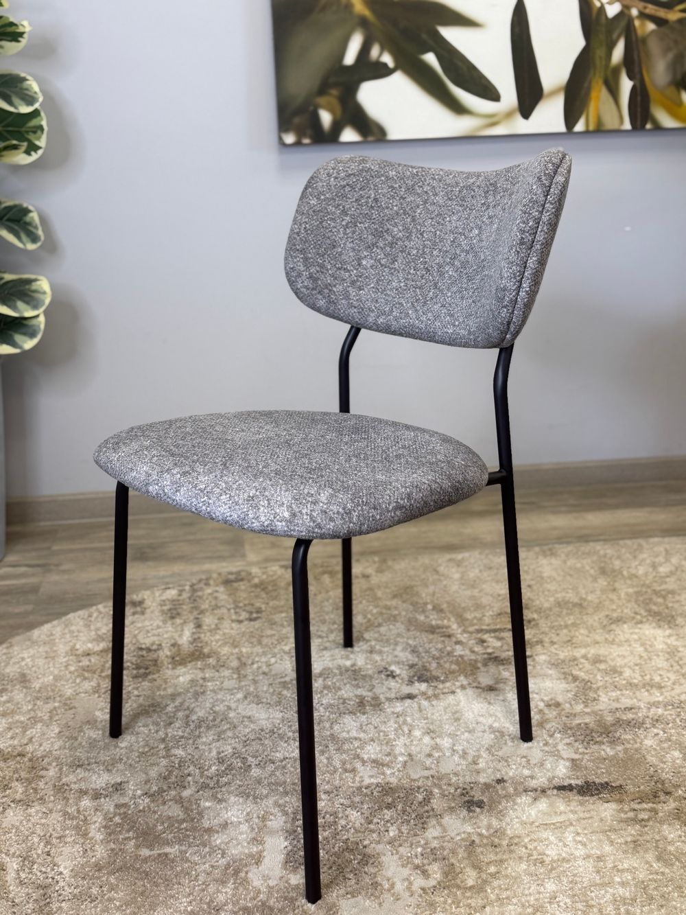 Стул KENNER 302SD черный/серый микробукле