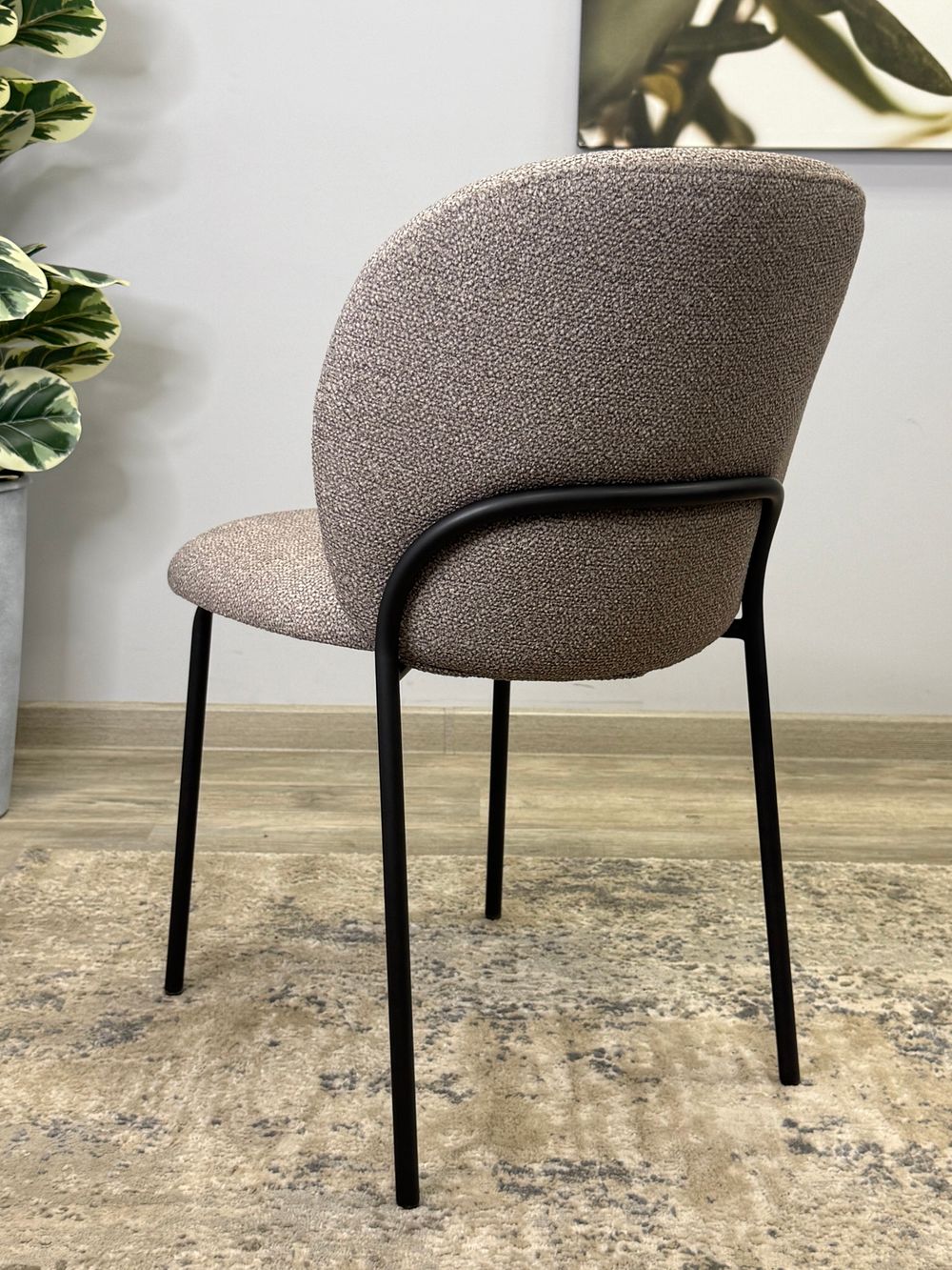 Стул KENNER 307SD черный/капучино