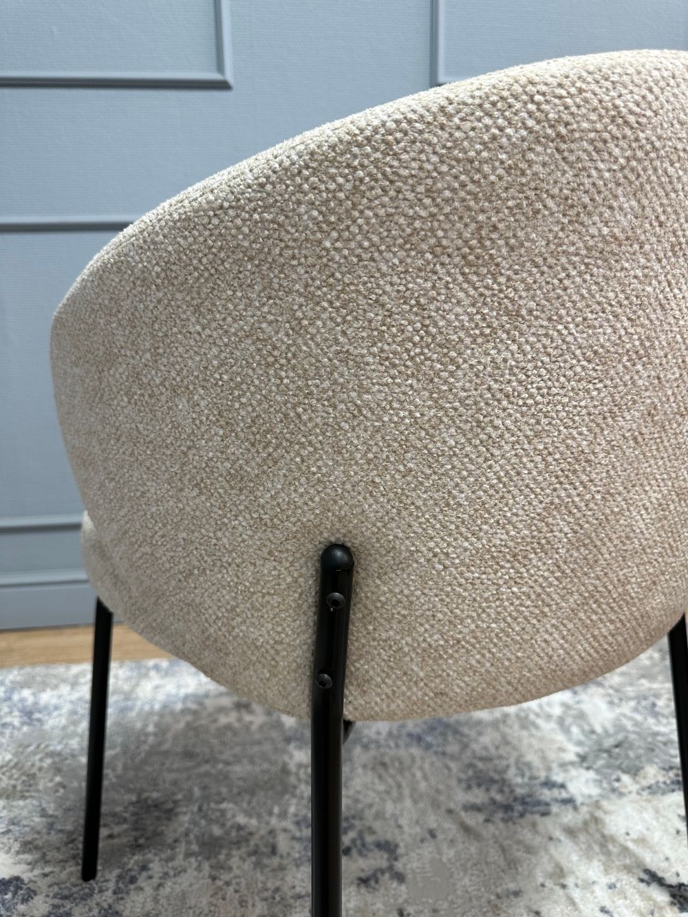 Комплект стульев 2шт KENNER 305SD черный/бежевый микробукле