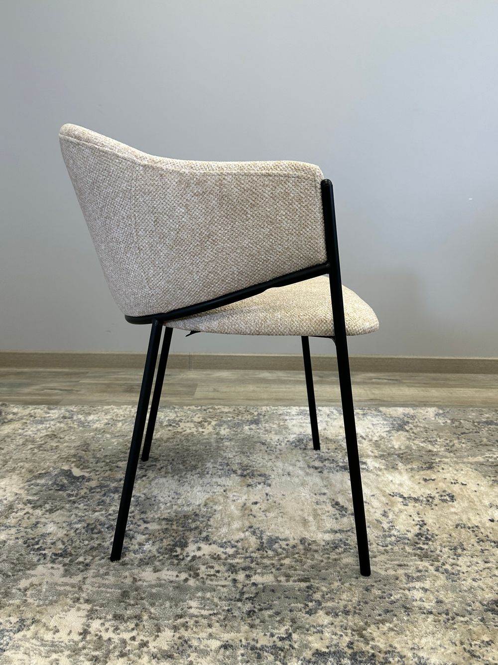 Комплект стульев 2шт KENNER 308SD черный/бежевый