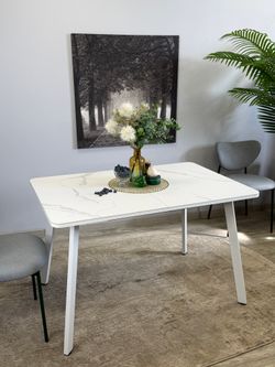 Стол Kenner AK1200, белый/керамика GLORIA WHITE арт.170190