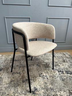 Комплект стульев 2шт KENNER 303SD черный/микробукле бежевый