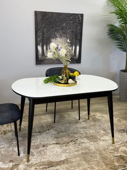 Стол KENNER 1300K венге/стекло белое глянец