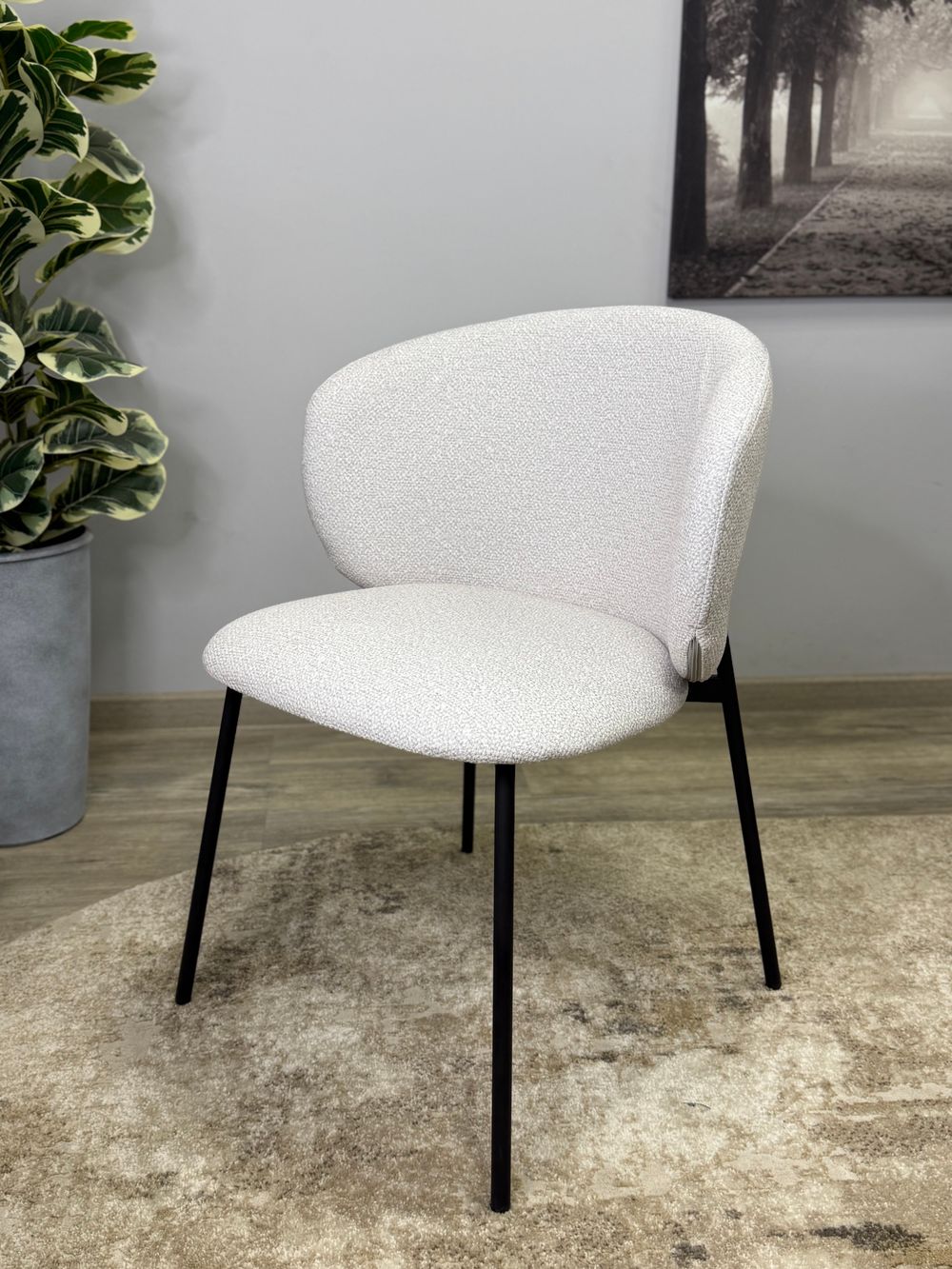 Стул KENNER 306SD черный/серебристый