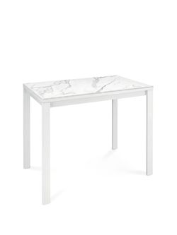 Стол KENNER LK900 белый/керамика GLORIA WHITE