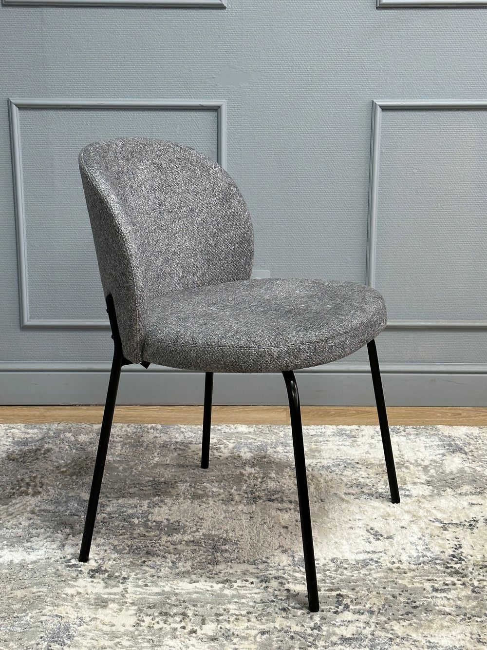 Комплект стульев 2шт KENNER 304SD черный/серый микробукле