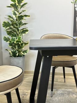 Стол KENNER AZ1200 черный/керамика мрамор черный