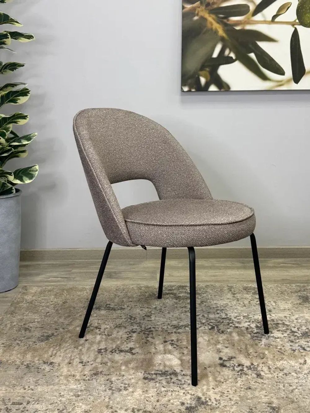 Стул KENNER 179SD черный/капучино