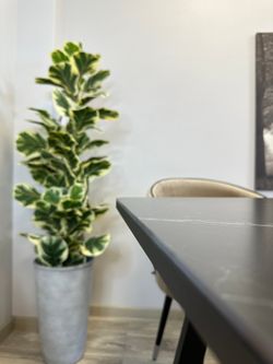 Стол KENNER AZ1400 черный/керамика черная