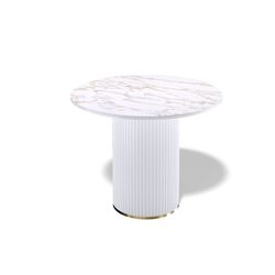 Стол Kenner LD900, белый/керамика мрамор белый глянец