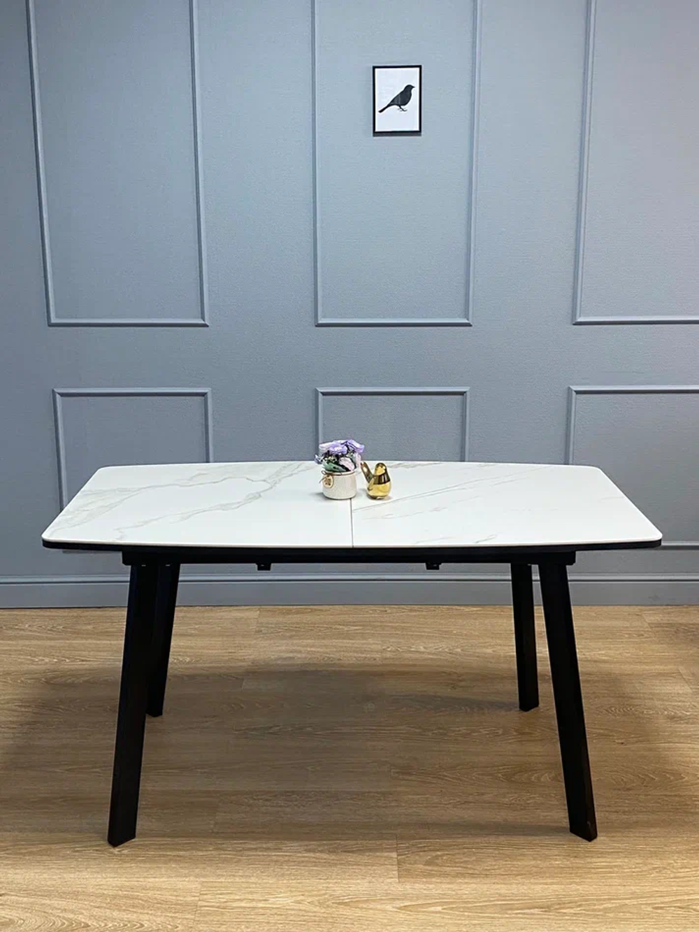 Стол KENNER AA1400 черный/керамика белая