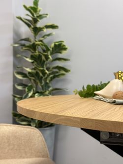 Стол KENNER DO1100 черный/дуб натуральный