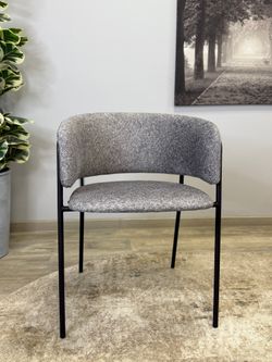 Стул KENNER 303SD черный/микробукле серый