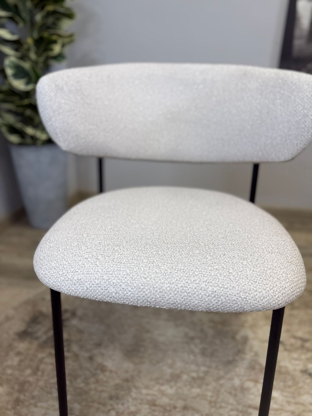 Стул KENNER 309SD черный/микробукле серебристый