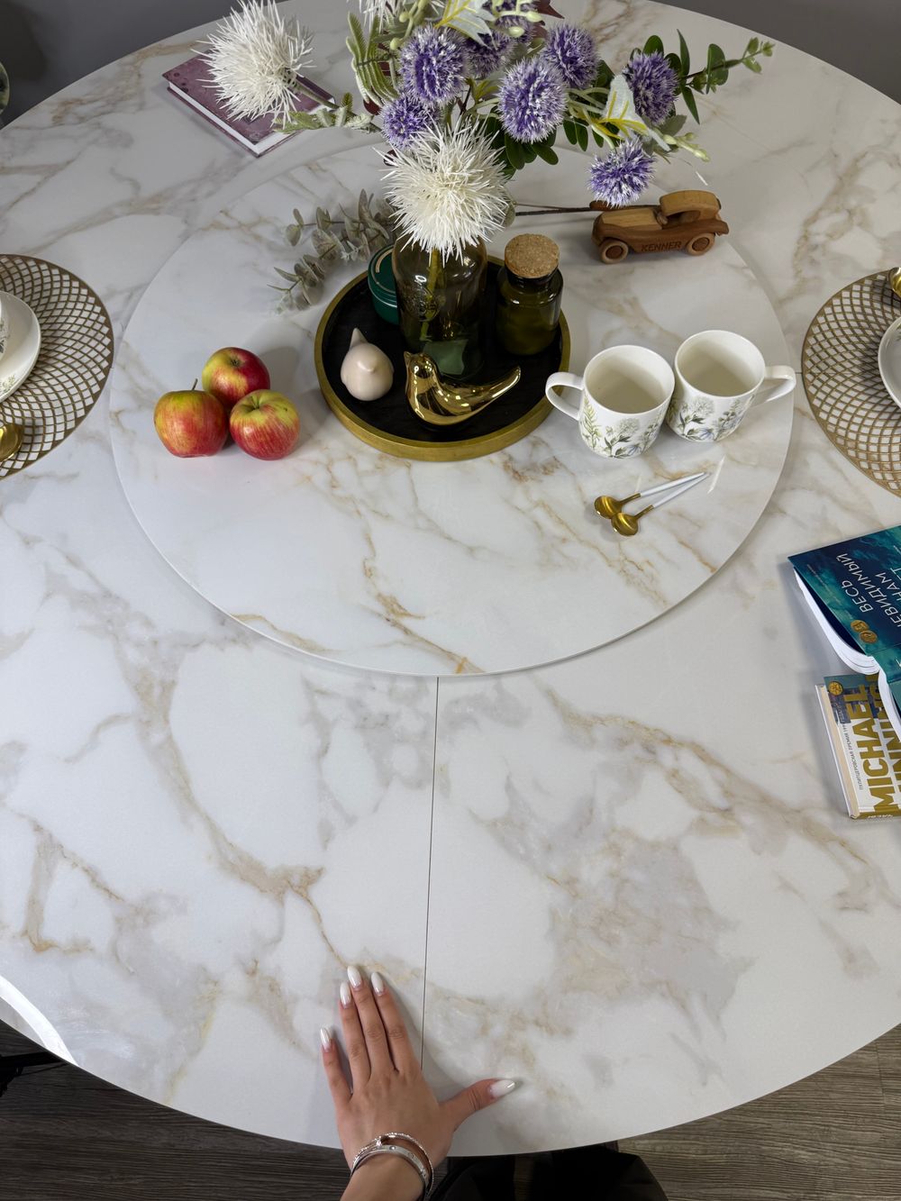 Стол Kenner SK1800, черный/керамика CARLA LARKIN