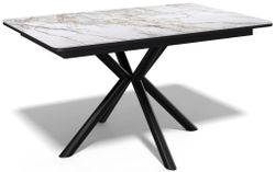 Стол KENNER DM1400 черный/керамика золотая