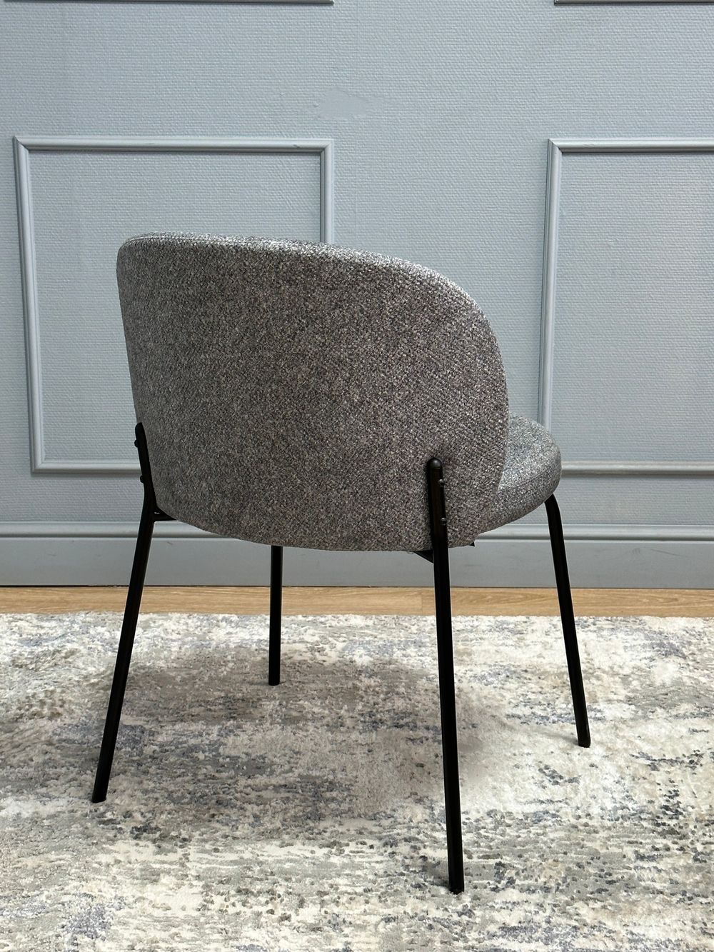 Комплект стульев 2шт KENNER 304SD черный/серый микробукле