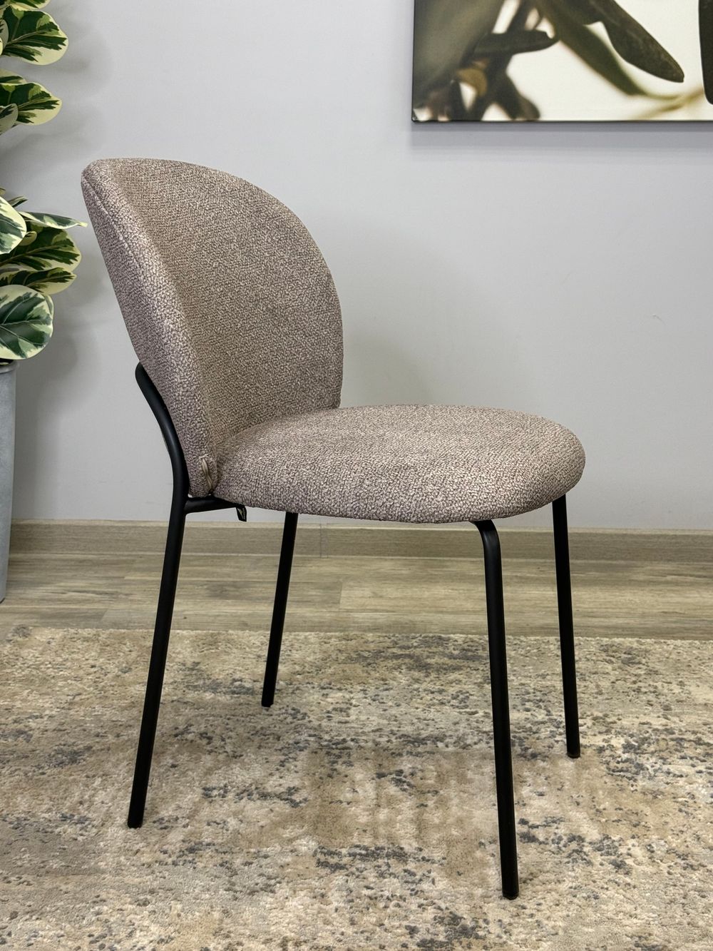 Стул KENNER 307SD черный/капучино