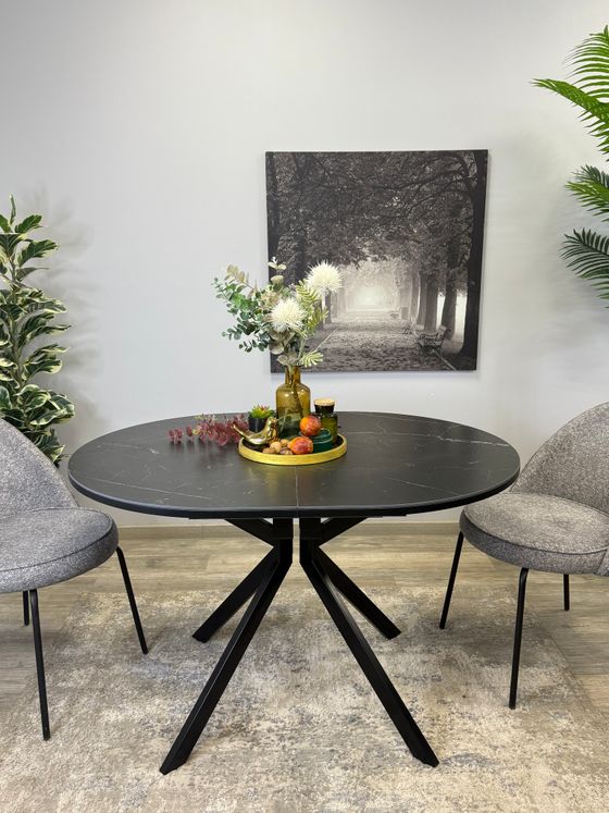 Стол KENNER DO1200 черный/керамика черная