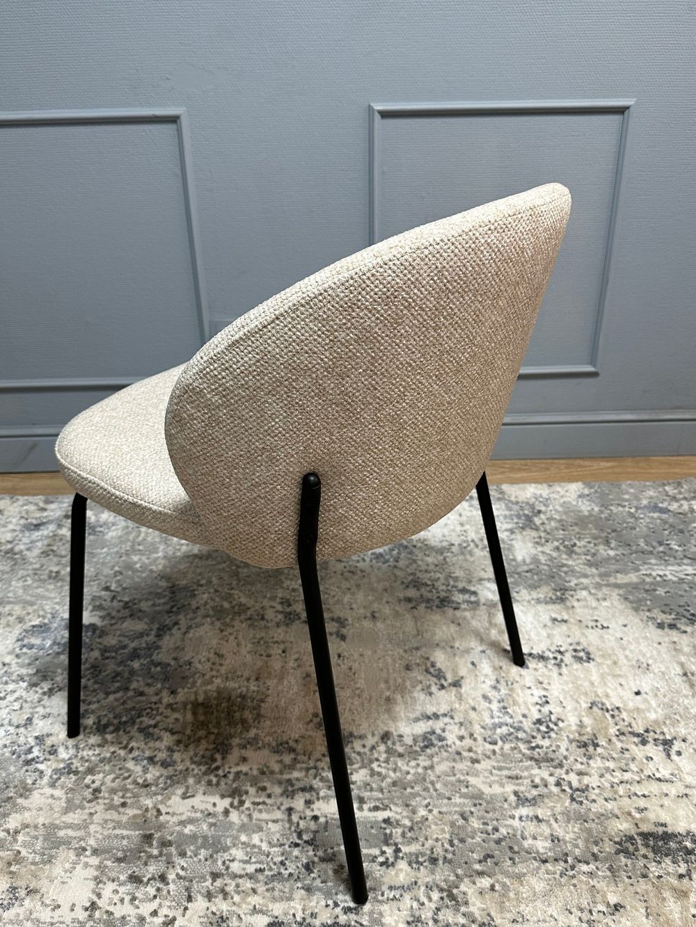 Комплект стульев 2шт KENNER 304SD черный/бежевый микробукле