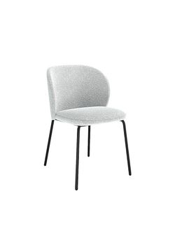 Стул KENNER 304SD черный/серебристый микробукле