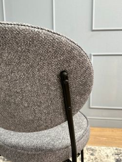 Комплект стульев 2шт KENNER 301SD черный/серый микробукле