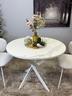 Стол Kenner R1000, белый/керамика TOP ALPINE WHITE арт.170118