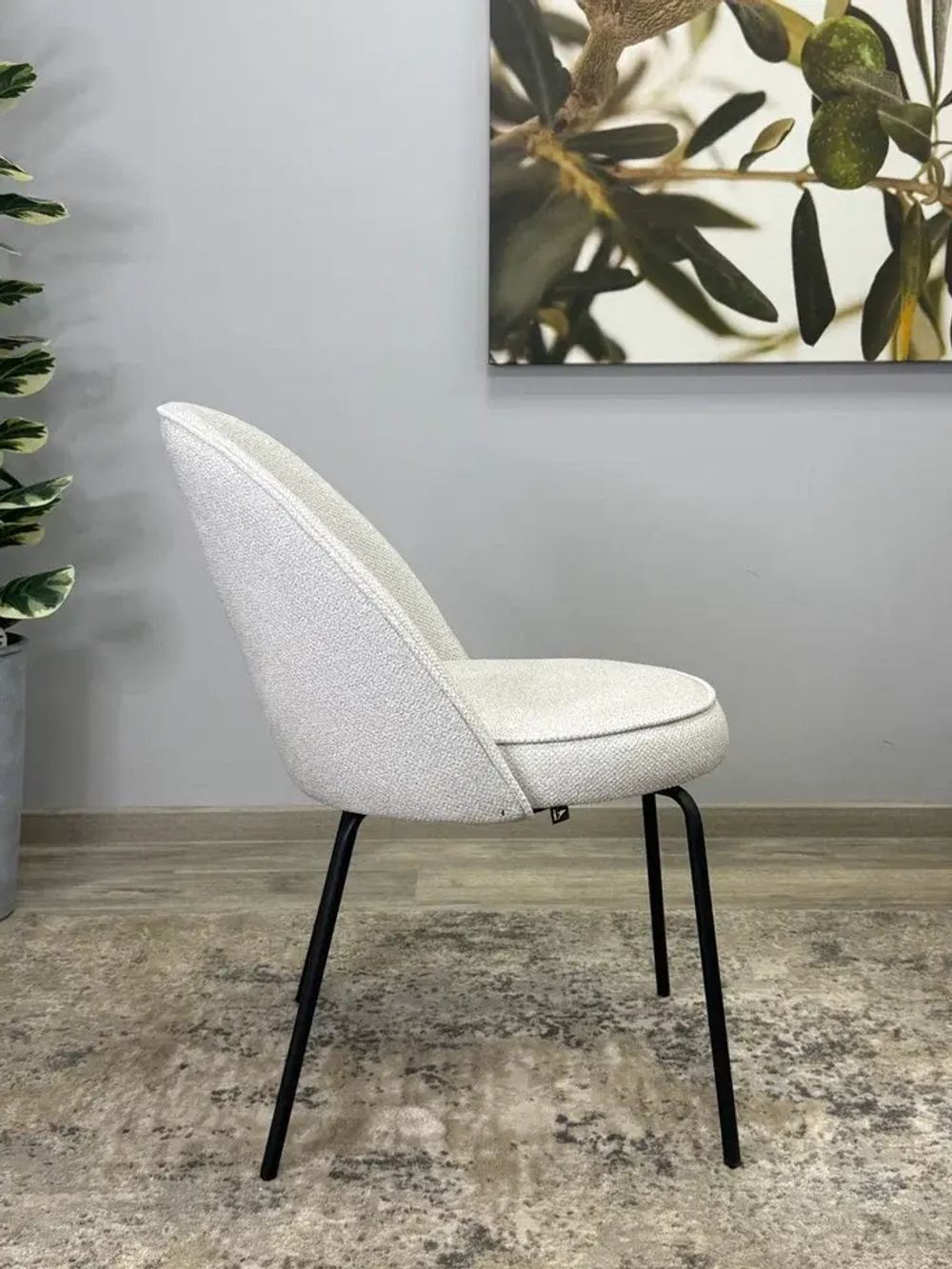 Стул KENNER 176SD черный/серебристый