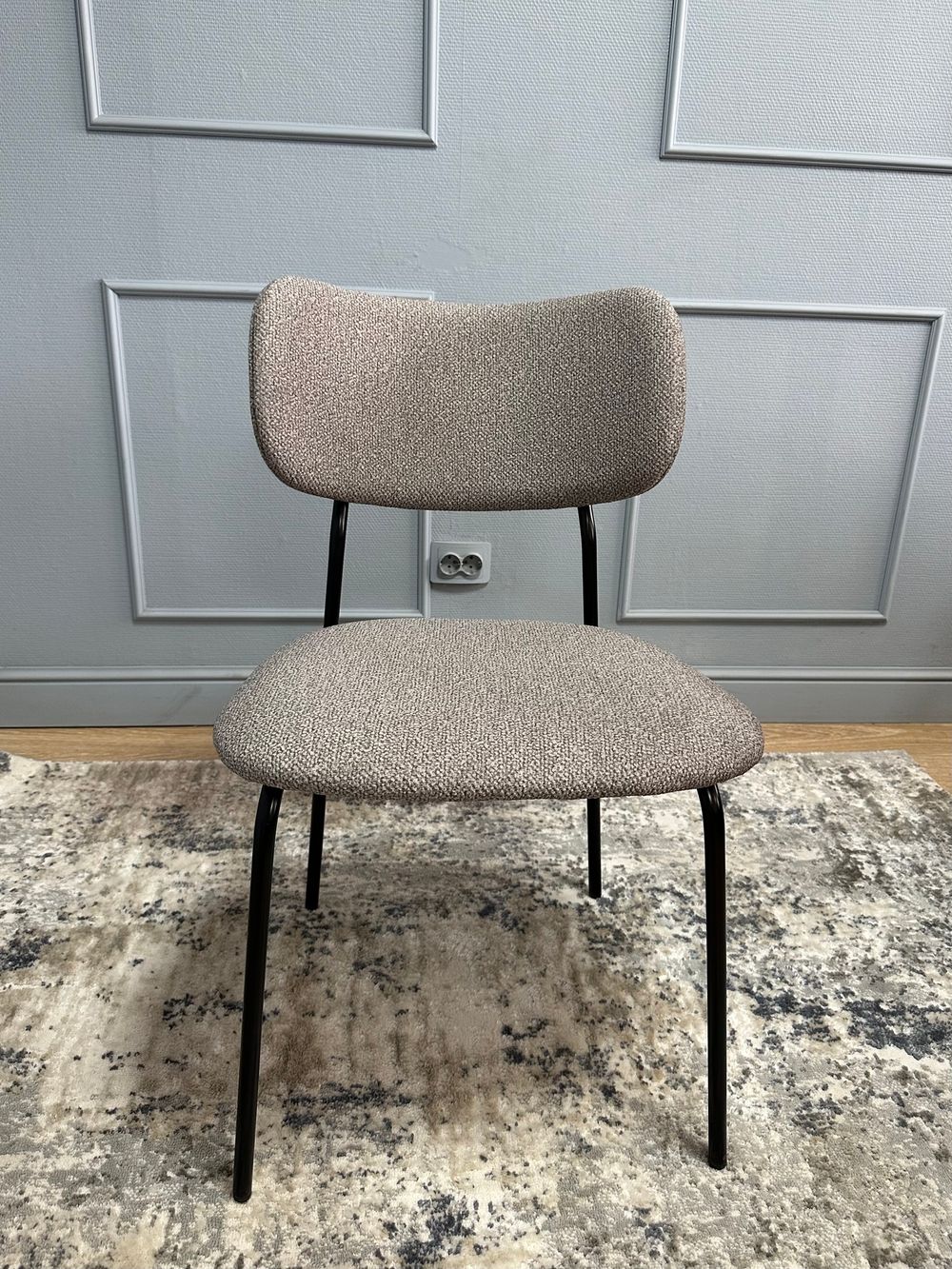 Комплект стульев 2шт KENNER 302SD черный/капучино микробукле