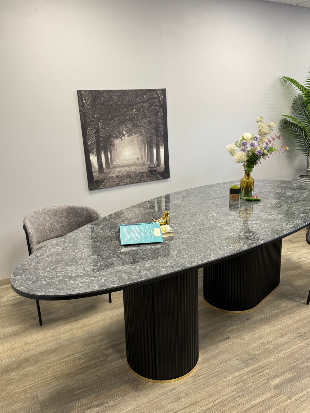 Стол Kenner LD2800, черный/керамика STARRY SKY BLACK