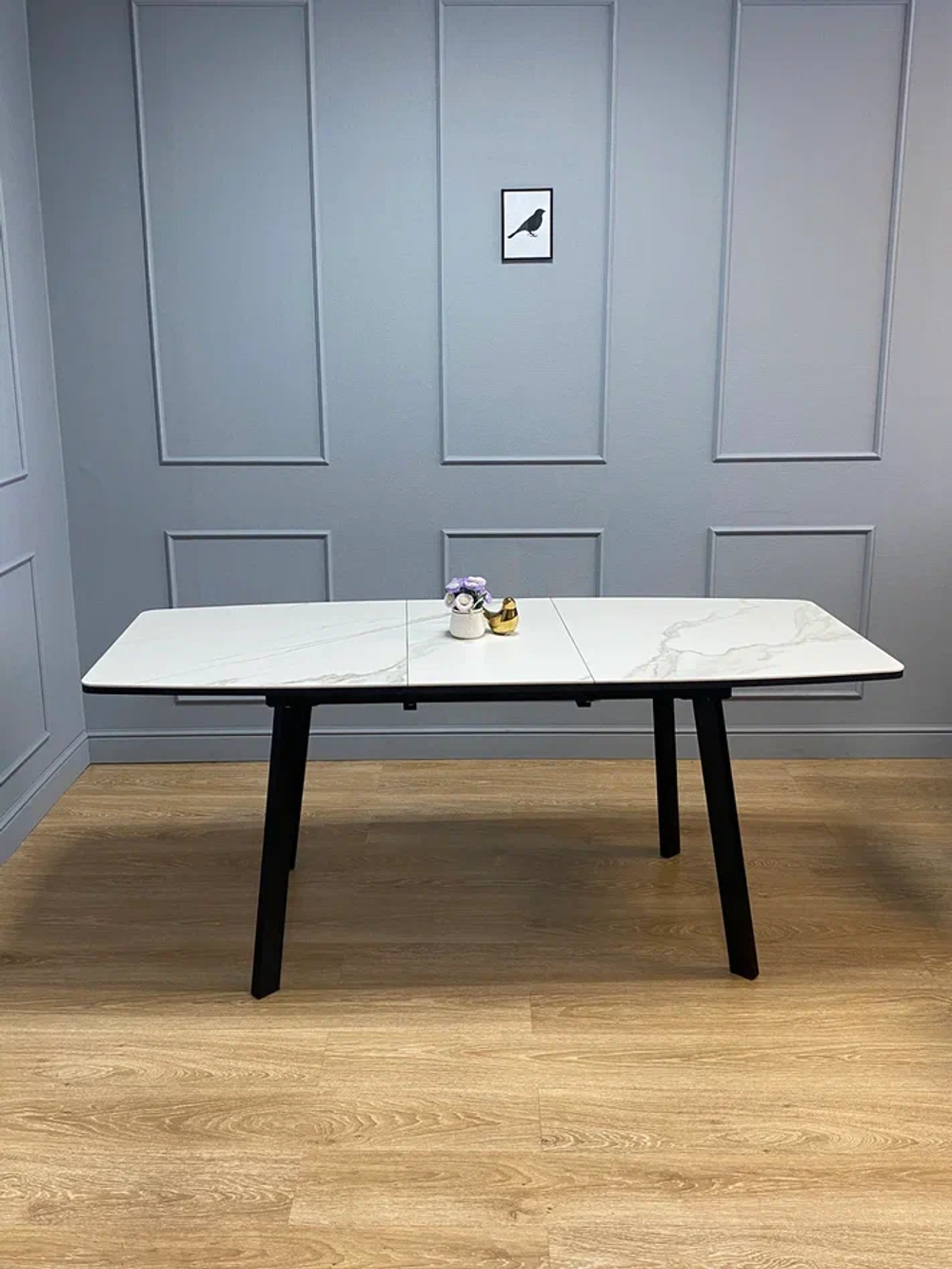 Стол KENNER AA1400 черный/керамика белая