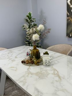 Стол KENNER SL1600 белый/керамика белая глянец