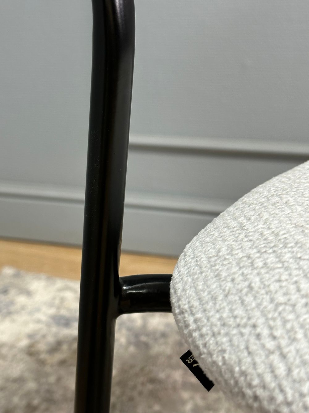 Комплект стульев 2шт KENNER 302SD черный/серебристый микробукле